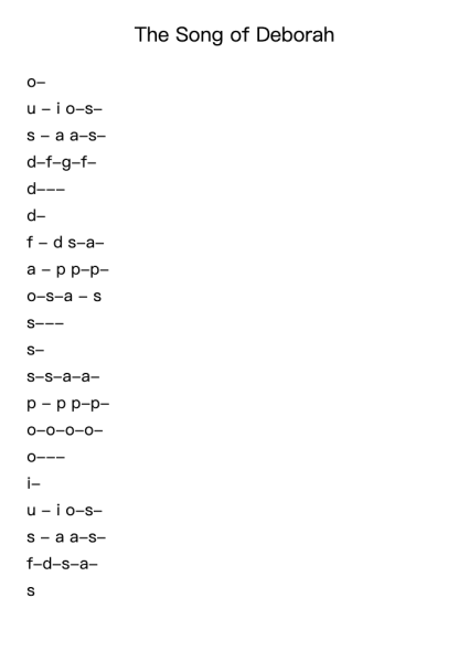 The Song of Deborah