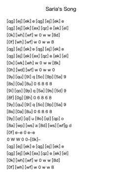 Saria's Song