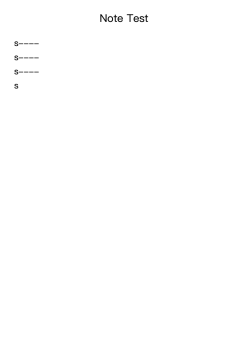 Note Test
