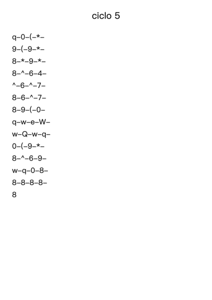 ciclo 5