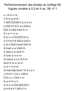 60 fugues vocales à 2,3 et 4, Op. 39, No. 1