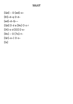 Motif