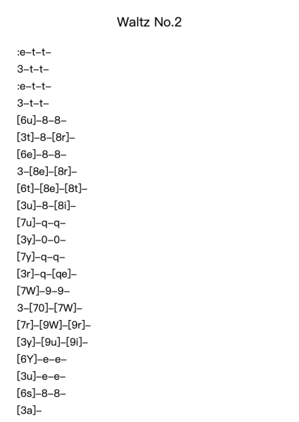Waltz No. 2