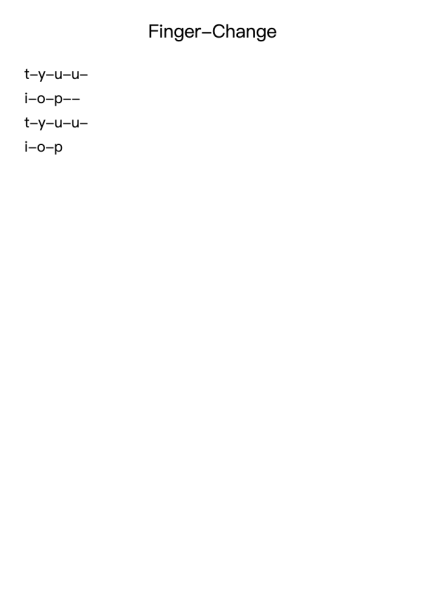 16.手指变化的练习 (C-A) (Finger-Changr)-2
