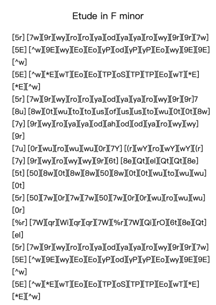 Etude in F minor, Op. 2, No. 4