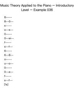 Music Theory Applied to the Piano – Introductory Level – Example 036