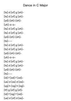 Dance in C Major