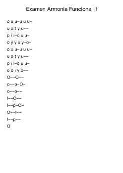 Examen Armonia Funcional II