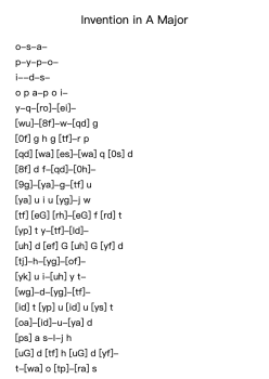 Invention No. 13 in A Minor, BWV 784