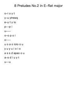 Preludes No. 2 in E-flat Major