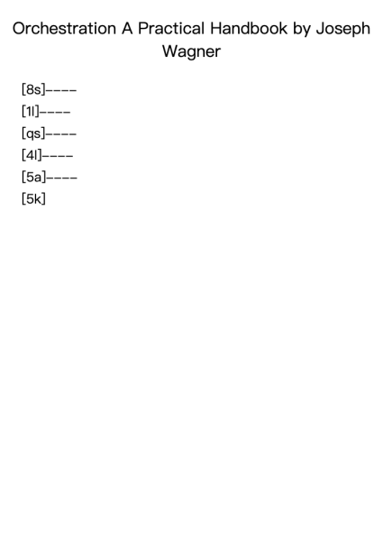 Orchestration A Practical Handbook