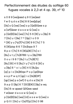 60 Fugues Vocales à 2,3 et 4, Op. 39, No. 10