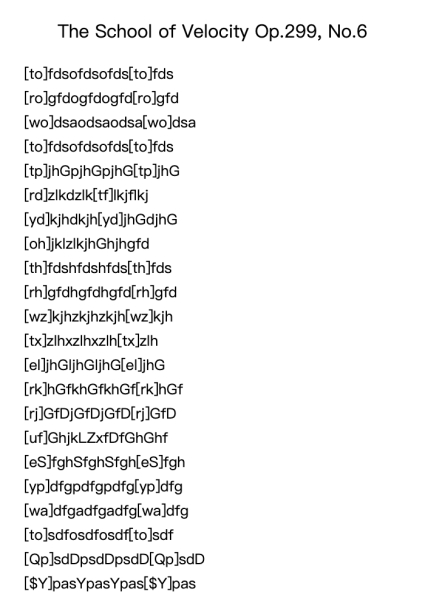 The School of Velocity, Op. 299, No. 6