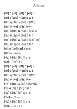 Lyric Pieces, Op. 12: I. Arietta