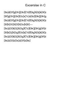 Exercises in C