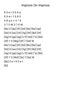 Improvs On Improvs