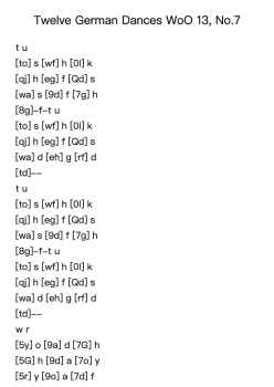 Twelve German Dances WoO 13, No. 7