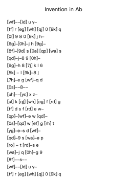 Invention in A♭