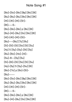 Note Song #1