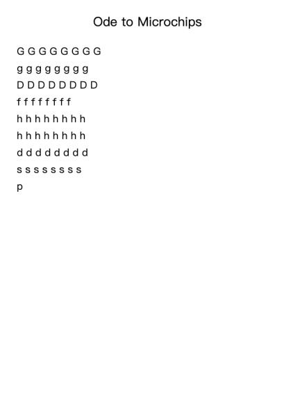 Ode to Microchips