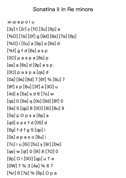 Sonatina II in D Minor