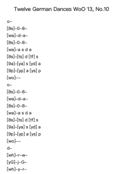 Twelve German Dances, WoO 13: No. 10