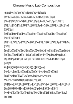 Chrome Music Lab Composition