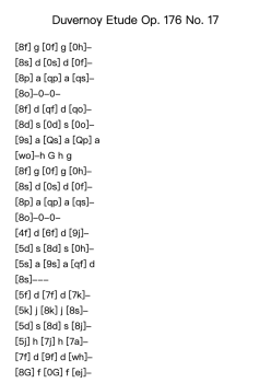 Etude Op. 176, No. 17