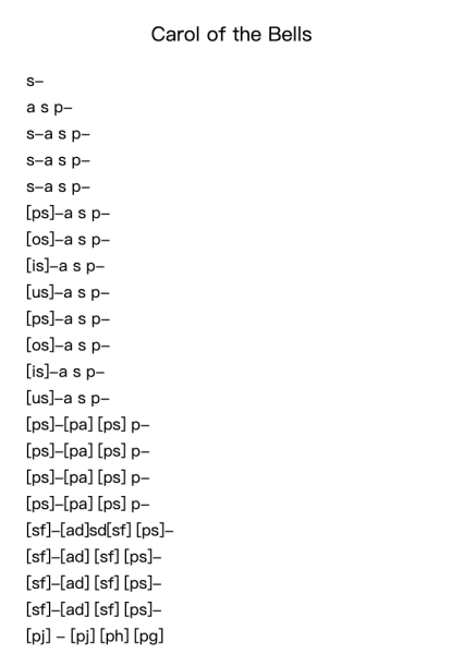 Carol of the Bells