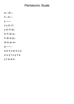 Pentatonic Scale