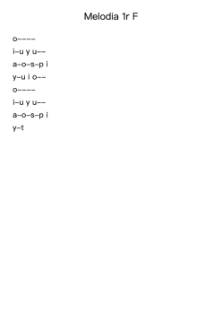 Melodia 1r F