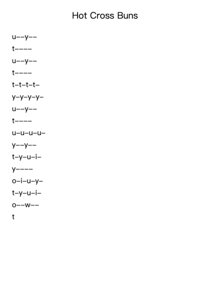 Hot Cross Buns