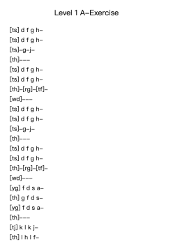Level 1 A-Exercise