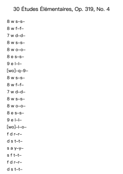 30 Études Élémentaires, Op. 319, No. 4