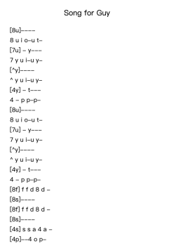 Song for Guy