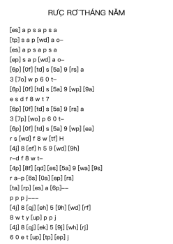 RỰC RỠ THÁNG NĂM