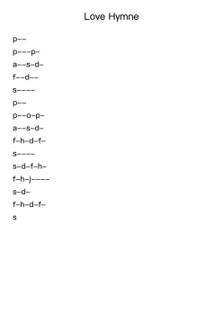 Love Hymne