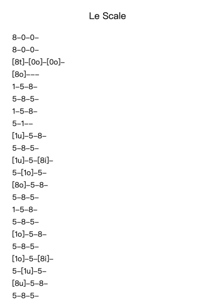Le Scale