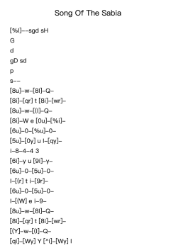 Song Of The Sabia
