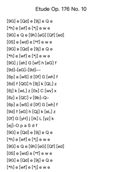 Etude Op. 176 No. 10