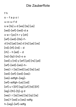 Die Zauberflöte, K. 620