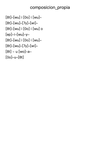 Composicion Propia