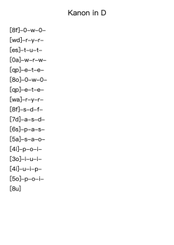 Canon in D Major