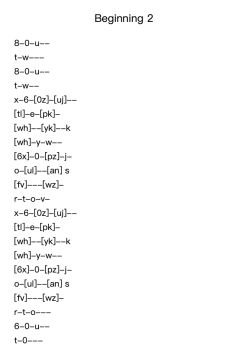 Beginning 2