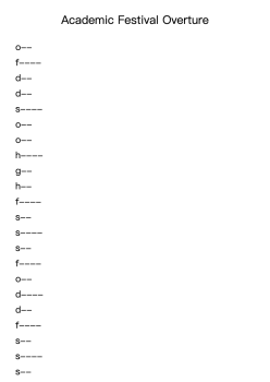 Academic Festival Overture, Op. 80