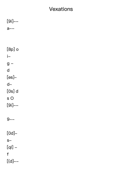 Vexations