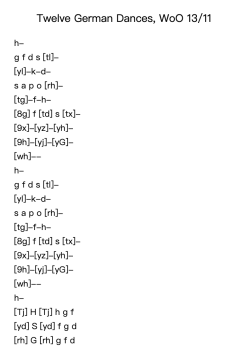 Twelve German Dances, WoO 13: No. 11