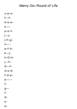 Merry-Go-Round of Life