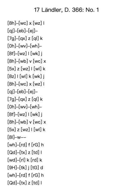 17 Ländler, D. 366: No. 1