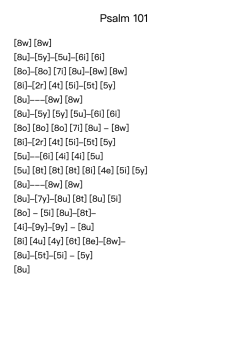 Psalm 101 KJV